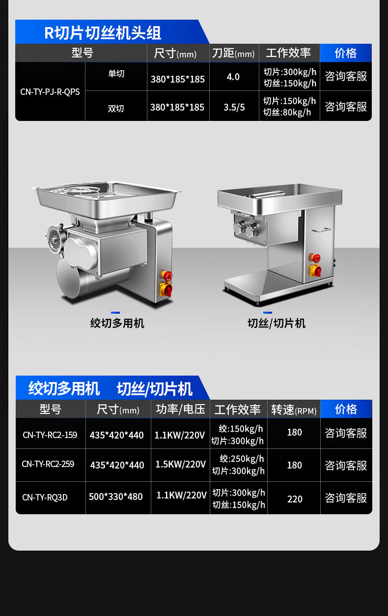 馳能絞肉機(jī)產(chǎn)品參數(shù)2