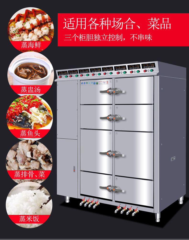 馳能多門蒸柜