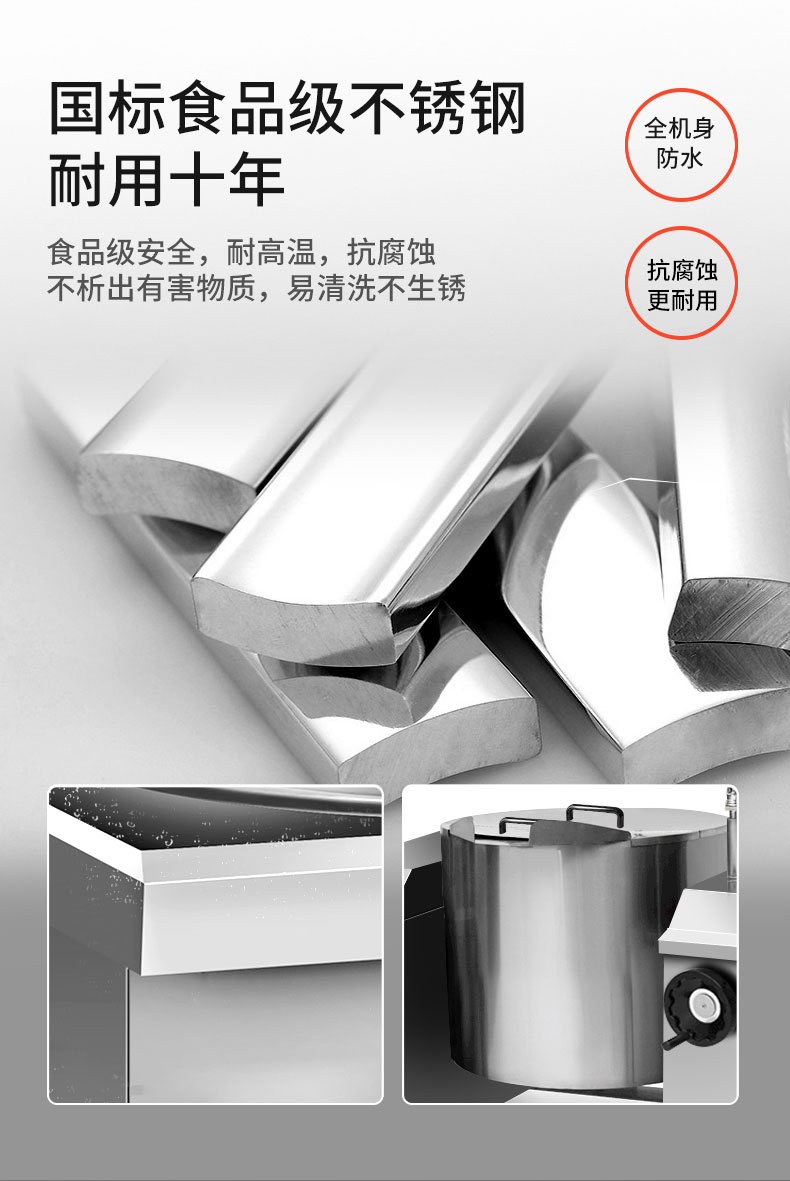 馳能可傾式湯爐食品級不銹鋼