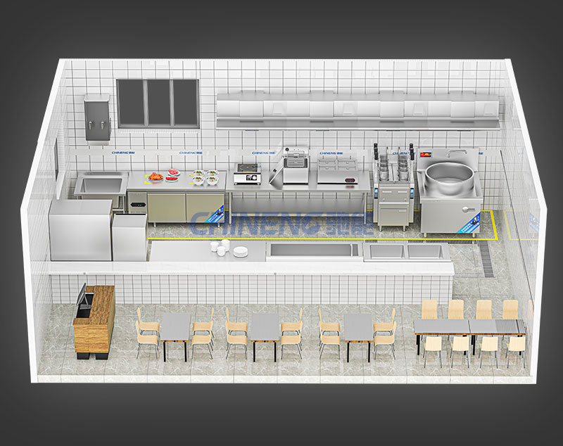 牛羊肉湯湯粉面粥店3D效果圖