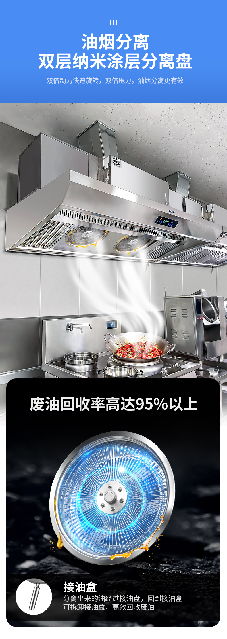 油煙凈化一體機(jī)油煙分離技術(shù)